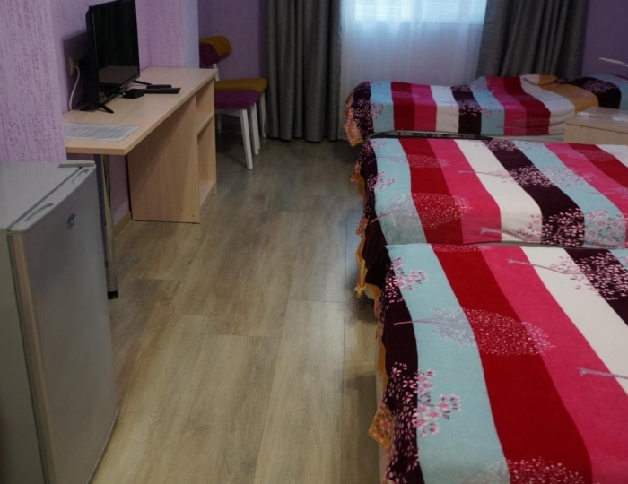 Номер стандарт семейный с 2 односпальными кроватями (с полупансионом) - Отель «Лаванда» Гагра