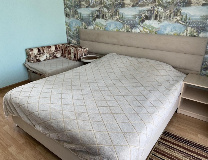 Номер стандарт семейный с 1 двуспальной кроватью (с полупансионом) - Отель «Лаванда» Гагра